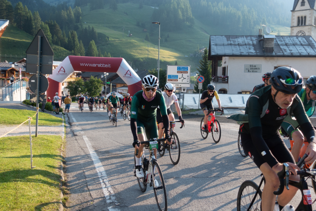 Marathon de vélo de route aux Dolomites, Italie